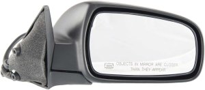 Power Mirror for Nissan Maxima 1996-1999, Right (Passenger) Side, Manual Folding, Heated, Paintable, Replacement