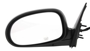 Power Mirror for Nissan Maxima 2000-2003, Left (Driver) Side, Manual Folding, Heated, Paintable, Replacement