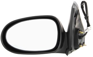 Power Mirror for Nissan Sentra 2000-2003, Left (Driver) Side, Non-Folding, Heated, Paintable, Replacement