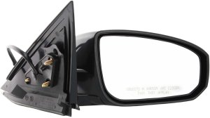 Power Mirror for Nissan Maxima 2004-2005, Right (Passenger), Manual Folding, Heated, Paintable, w/o Memory, Replacement