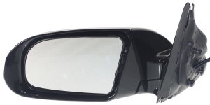 Power Mirror for Nissan Maxima 2009-2014, Left (Driver), Manual Folding, Non-Heated, Paintable, with Signal Light, without Memory, S Model, without Premium and Limited Edition Package, Replacement