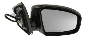 Power Mirror for Nissan Murano 2009-2014, Right (Passenger) Side, Manual Folding, Heated, Paintable, without Memory, Replacement