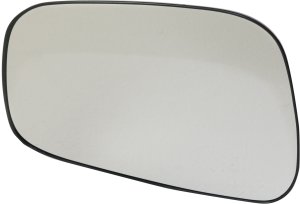 Mirror Glass Left (Driver) for Nissan Frontier 2005-2021 & Pathfinder 2005-2012, Non-Heated, Suitable for LE/SE/SE Off-Road/Silver Edition Models, with Backing Plate, Replacement