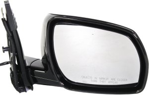 Power Mirror for Nissan Murano 2005-2007, Right (Passenger) Side, Manual Folding, Non-Heated, Paintable, with Memory, without Smart Entry System, Replacement