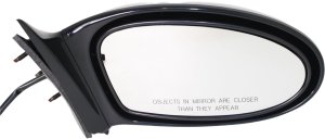 Power Mirror for Oldsmobile Alero 1999-2003 Right (Passenger), Manual Folding, Heated, Paintable, without Auto Dimming, Blind Spot Detection, Memory, and Signal Light, Replacement