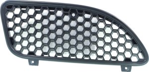 Grille for Pontiac Grand AM SE Model, 2002-2005, Right (Passenger), Black Shell and Insert, Replacement