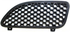 Black Shell and Insert Grille for 2002-2005 Pontiac Grand AM SE Model, Left (Driver) Side, Replacement