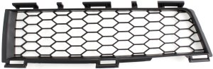 Front Bumper Grille for Pontiac Vibe 2003-2004, Right (Passenger) Side, Textured Black, Replacement