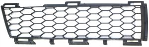 Front Bumper Grille for Pontiac Vibe 2003-2004, Left (Driver), Textured Black, Replacement
