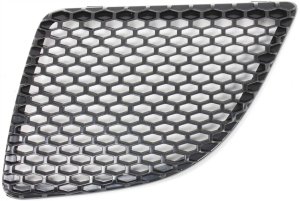 Grille Insert for 2004-2008 Pontiac Grand Prix, Left (Driver), Textured Black Plastic Shell and Insert, Fits Base, GT, GT1, GT2, GTP Models, Replacement