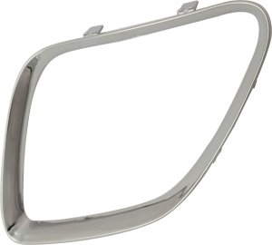 Main Upper Grille Molding for Pontiac G6 2005-2009, Left (Driver) Side, Bright Chrome, Plastic, Replacement