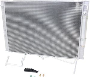 Radiator and A/C Condenser Combo for Infiniti G37 2008-2013, Nissan 370Z 2010-2020, Auto Trans, Replacement