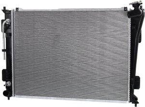 Radiator for Hyundai Sonata 2011-2014/Kia Optima 2011-2015, Auto Transmission, Aluminum Core, 4/6 Cylinder 2.4L/3.3L Engines, 1-Row Core, Replacement