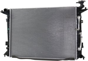 Radiator for Genesis Coupe, 2013-2016, Hyundai, 3.8L Engine, Automatic Transmission, Replacement