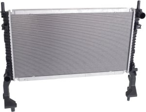 Radiator for Ford Mustang 2015-2022, 2.3L Turbo, without Performance Package, Convertible/Coupe, Replacement