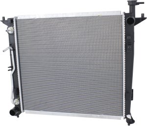 Aluminum Core Radiator for 2016-2018 Sorento, 2.0L 4-Cylinder Turbo Engine, 1-Row Core, Replacement