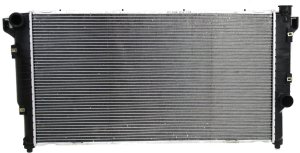 Aluminum Core Radiator for Dodge Ram 2500/3500 1994-2002, Diesel, 6-Cylinder, 5.9L Engine, 2-Row Core, Replacement