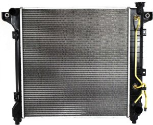 Radiator for Dodge Dakota, Fits 1997-1999 Models, Without Auxiliary Transmission Cooler, Replacement