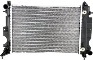 Aluminum Core Radiator for SAAB 900 (1991-1998) / 9-3 (1999-2003), 1-Row Core, Auto Transmission, with Engine Oil Cooler, Replacement