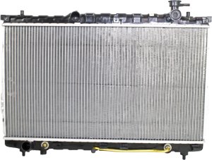 Radiator for Hyundai Santa Fe 2001-2006, 2.4L/2.7L Engines, Standard Duty Cooling System, Replacement