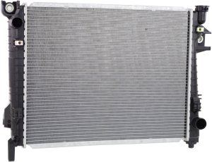 Aluminum Core Radiator for Dodge Full Size Pickup 2004-2009, 2-Row Core, 8 Cylinder, 5.7L, Replacement