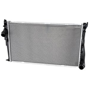 Radiator for BMW 3-Series (2007-2013), 1-Series (2008-2013) with Turbo, Manual Transmission, Replacement Models: 328i, 335i, 135i, 128i.