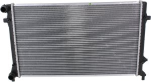 Aluminum Core Radiator for Volkswagen Jetta 2005-2014/Rabbit 2006-2009, 2.5L, 1-Row Core, without Warm Climate Option, Replacement