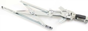 Front Window Regulator for Pontiac Grand Am 1992-1998, Power, with Motor, Right (Passenger) Side, Coupe, Replacement