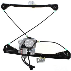 Front Window Regulator with Motor for Pontiac Grand AM (1999-2005), Right (Passenger), Power, Sedan, Replacement