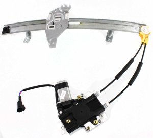 Front Window Regulator with Motor for Pontiac Grand Prix Sedan 1997-2003, Power, Right (Passenger), Replacement