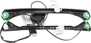 Power Window Regulator with Motor for Pontiac Grand AM 1999-2005, Front Left (Driver), Coupe, Replacement