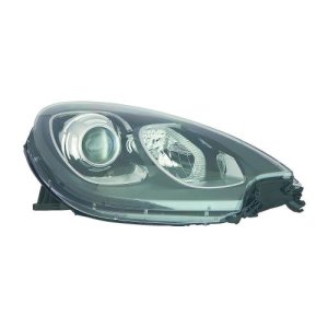Right (Passenger) Headlight Assembly for 2015 - 2018 Porsche Macan, Halogen, without Headlight Washer, Composite,  95B941030DH, Replacement