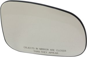 Mirror Glass for Pontiac Grand Prix 2004-2008, Right (Passenger) Side, Non-Heated, with Backing Plate, Replacement