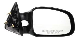 Manual Remote Mirror Right (Passenger) for Pontiac Grand AM SE Model, 1999-2001, Non-Folding, Non-Heated, Paintable, Replacement