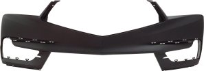 Front Bumper Cover for Acura MDX 2017-2020, Primed (Ready to Paint), Excludes A-Spec Model, without Headlight Washer Holes, Replacement