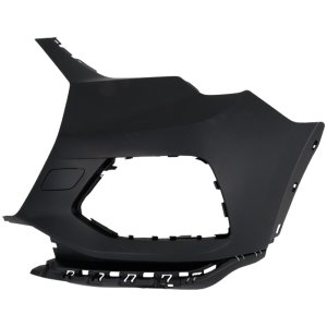 Front Bumper End Assembly for Audi Q3 2019-2023, Left (Driver), Primed (Ready to Paint), without S-Line Package, without Parallel Park Assist Sensor, without Parking Aid Sensor, Replacement
