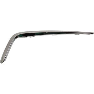 Front Bumper Molding Garnish for Acura MDX 2017-2020, Right (Passenger) Side, Chrome Finish, Excluding A-Spec Model, Replacement