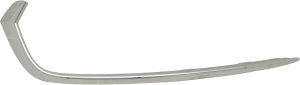 Front Bumper Grille Molding for Acura TLX 2018-2020, Left (Driver), Painted Silver, Replacement