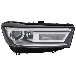 Headlight for Audi Q5/SQ5 2018-2020, Right (Passenger), Lens and Housing, Xenon, Without Logo, Replacement