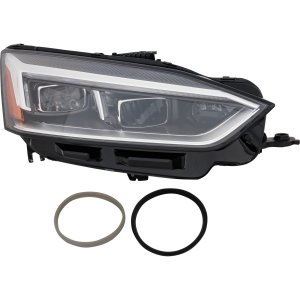 LED Headlight Assembly for Audi A5 Quattro/A5 Sportback/S5/S5 Sportback, Right (Passenger) Side, Fit 2018-2019, Coupe/Hatchback Model, Replacement
