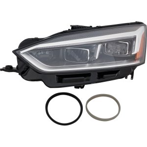 LED Headlight Assembly for 2018-2019 Audi A5 Quattro, A5 Sportback, S5, S5 Sportback, Left (Driver), Coupe/Hatchback, Replacement