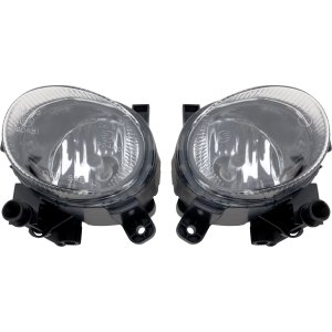 Fog Light Assembly for Audi A4 Quattro 2009, A5/S5 2008-2012, Halogen, Clear Lens, Right (Passenger) and Left (Driver), Replacement