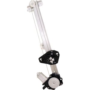 Front Window Regulator with Motor for Acura TL 2009-2014, Left (Driver), Power, 6-Pin Connection, LHD, Replacement