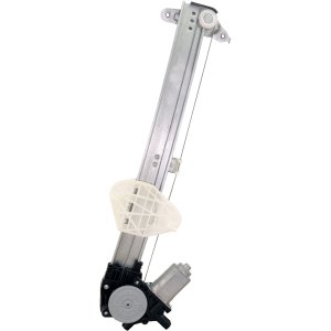 Power Rear Window Regulator with Motor for Acura TL 09-14, Right (Passenger), LHD, 2 Pin, Replacement