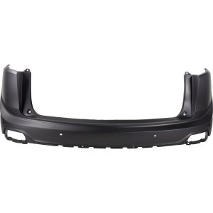 Rear Bumper Cover for Acura RDX 2019-2021, Upper, Primed (Ready to Paint), with Parking Aid Sensor Holes, Replacement