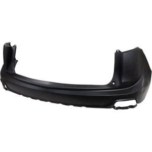 Rear Bumper Cover for Acura RDX 2019-2021, Upper Section, Primed (Ready to Paint), Without Parking Aid Sensor Holes, Replacement