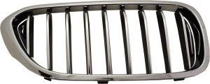 Grille for BMW 5-Series 2017-2020 Right (Passenger), Excluding M Package, Including Luxury Package, Sedan, Replacement