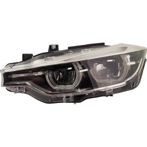 LED Headlight Assembly for BMW 3-Series (2016-2019), Left (Driver) Side, Standard, Luxury Line Model, Without Adaptive Headlights, (Sedan 2016-2018/Wagon), Replacement