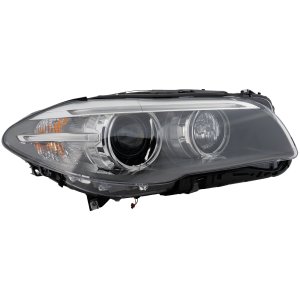 Headlight for BMW 5-Series/M5 2014-2016, Right (Passenger), Lens and Housing, Xenon, without HID Kit, Replacement Models: 520i, 523i, 528i, 530i, 535i, 540i, 545i, 550i, M5.
