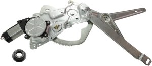 Front Window Power Regulator with Motor for BMW 3-Series 1992-1993, Right (Passenger), Sedan, Up to September 1993, Replacement Models: 318i, 325i, 328i.